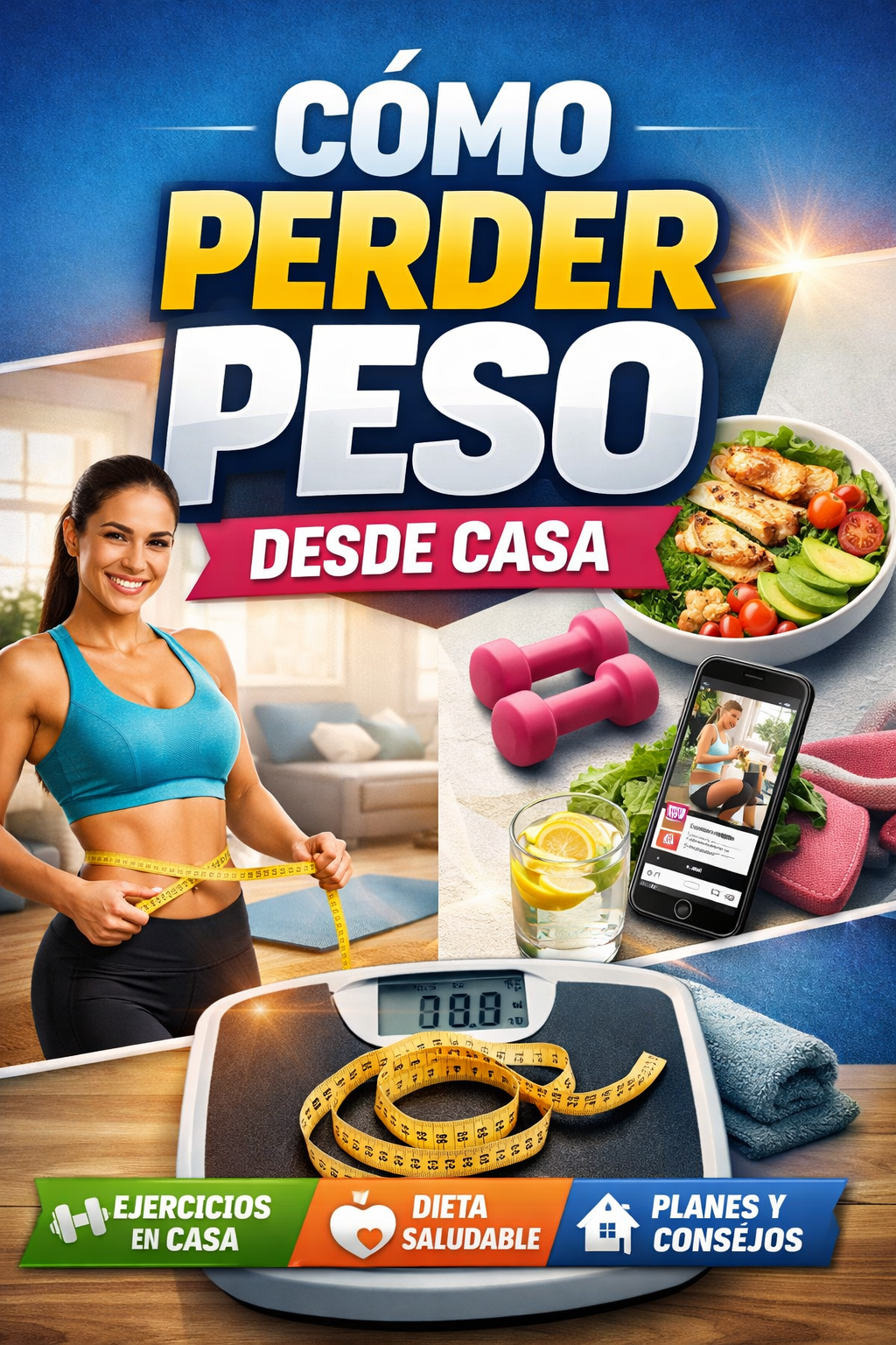 Perder peso rápido y sin complicaciones desde casa